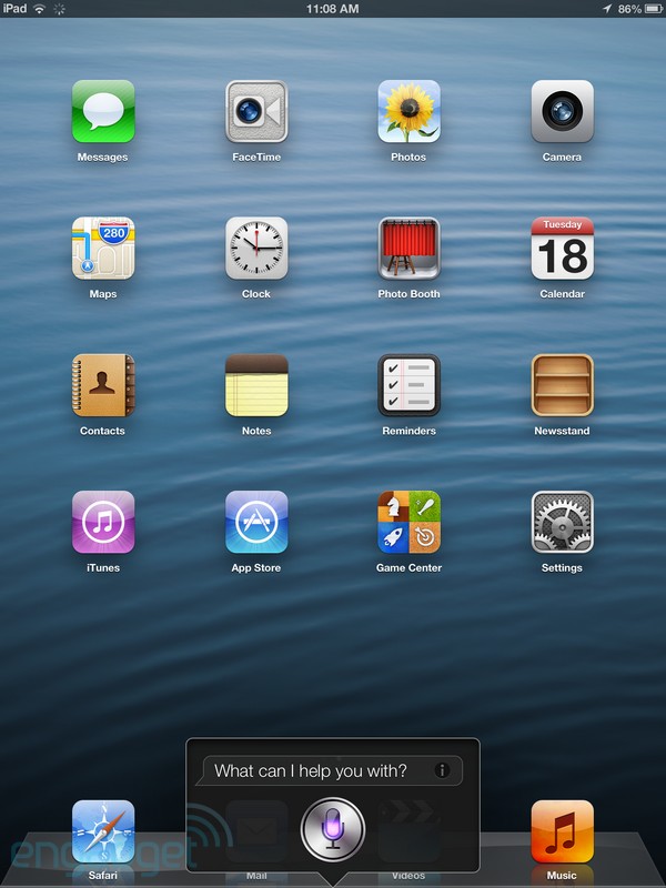 Стартовый экран iOS6