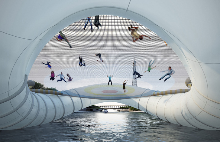 В Париже построят большой надувной мост