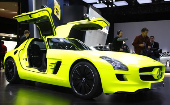 SLS AMG E-Cell - электромобиль следующего поколения от Mercedes-Benz