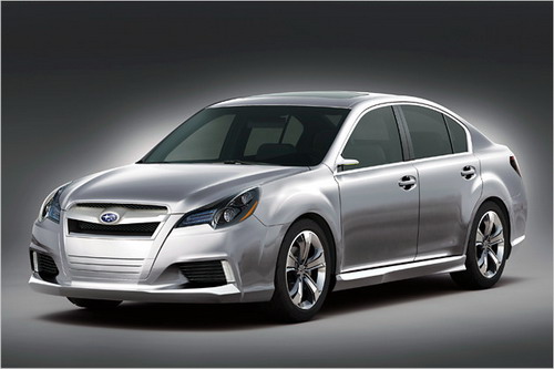 Subaru представляла прототип нового Legacy