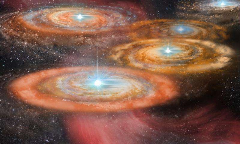 Звезды в ранней Вселенной проживали групами и были нереально яркими