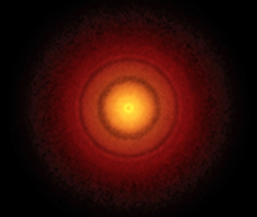 Протопланетный диск от ALMA