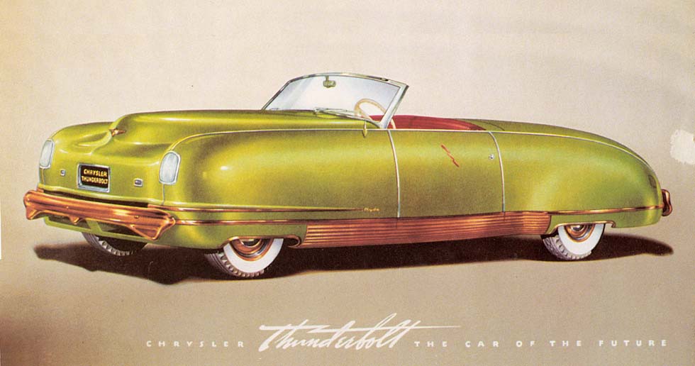 Chrysler Thunderbolt 1940 года, "The Car of the Future"