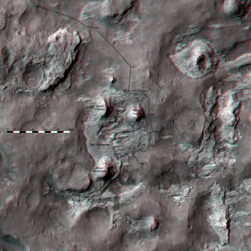 Новые фотографии марсианской области "Kimberley"