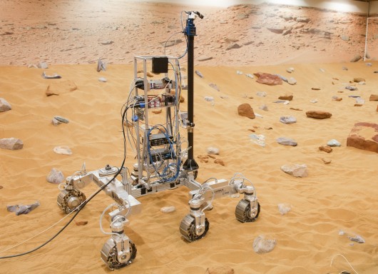 Airbus воссоздает поверхность Марса в Стинведже для тестирования миссии «ЭкзоМарс»