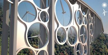 Solar Wind - проект моста - электростанции