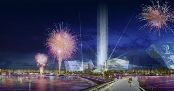 Новое культурное сооружение Южной Кореи Tower Infinity