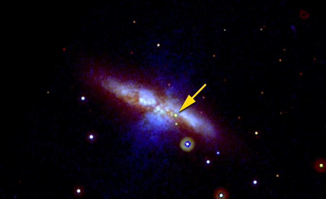 Потрясающий снимок сверхновой SN 2014J.