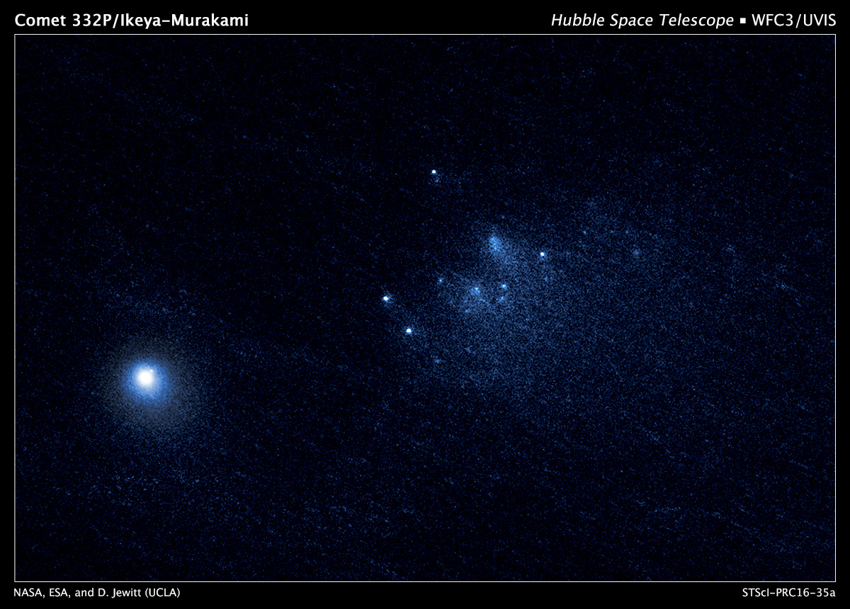 "Хаббл" увидел останки кометы 332P/Ikeya–Murakami