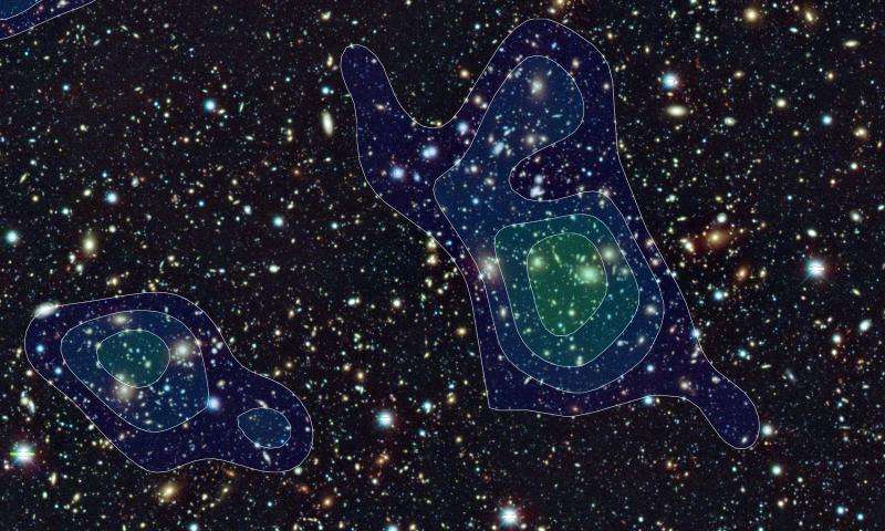 Карта темной материи раскроет раннюю историю Вселенной