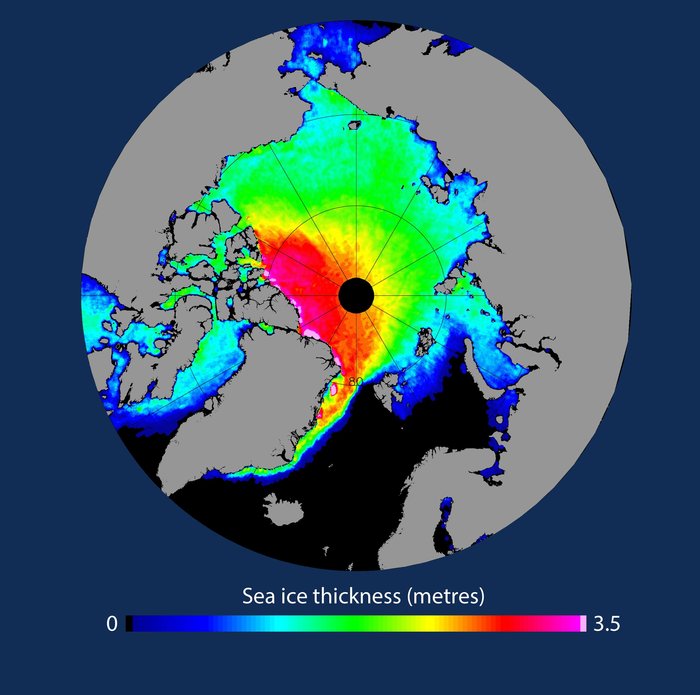 Прохладное лето способствует увеличению объема арктических льдов