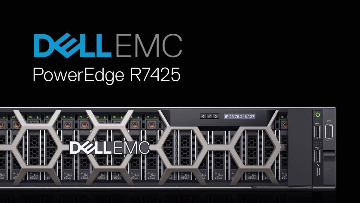 Сервер Dell EMC PowerEdge R7425 для совершенствования бизнес-процессов