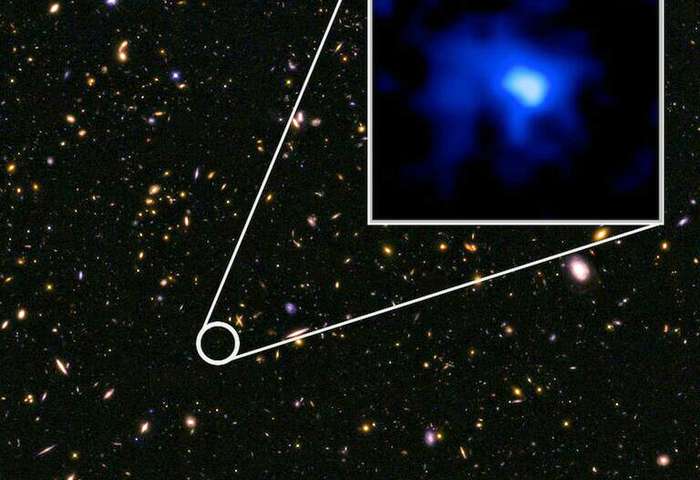 Астрономы представили самую дальнюю галактику