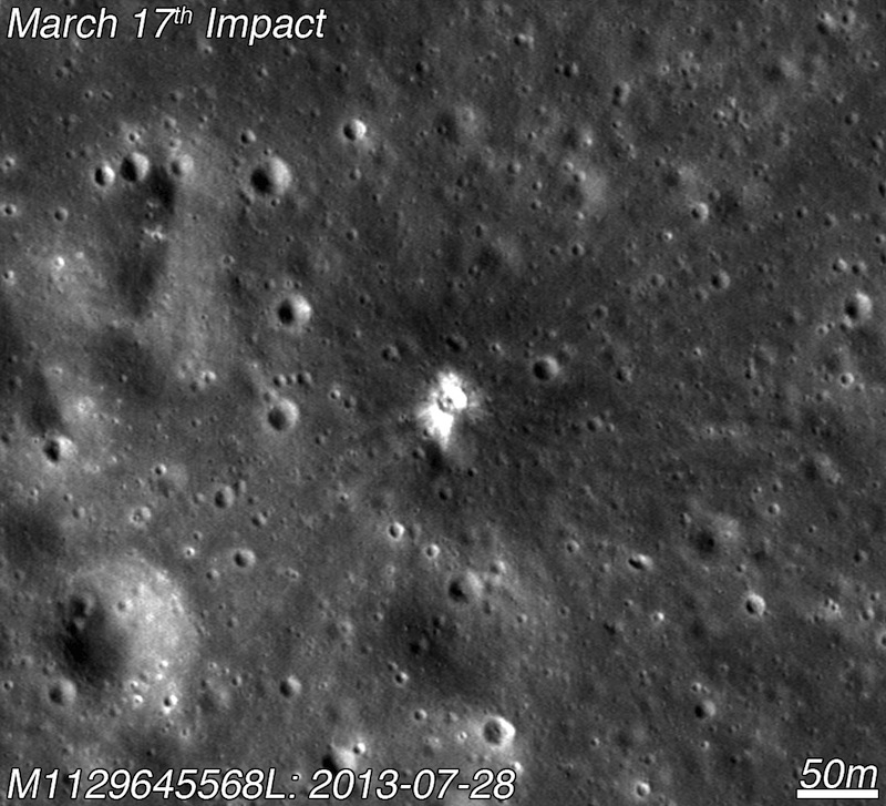 На Луне открыт новый кратер