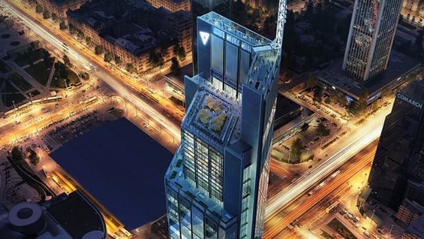 В Польше строят огромный небоскреб