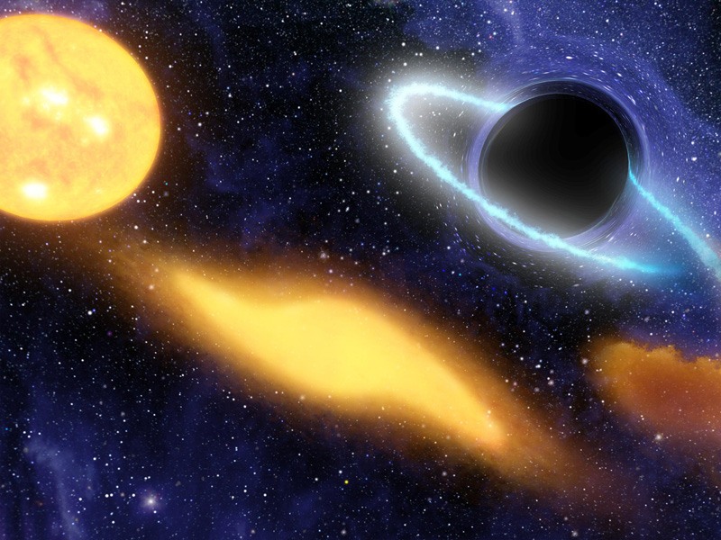 Гигантские черные дыры могли образоваться из квази-звезд