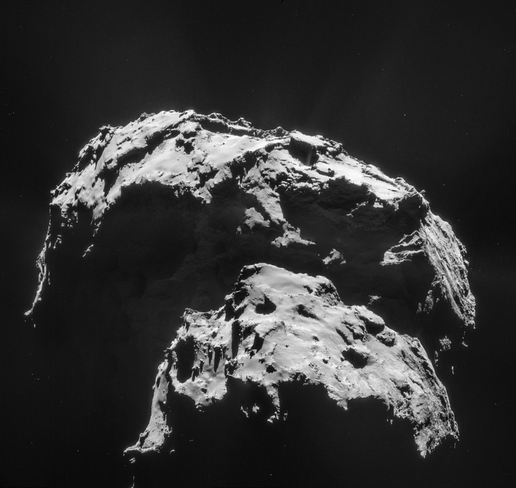 Новое январское фото кометы Чурюмова-Герасименко
