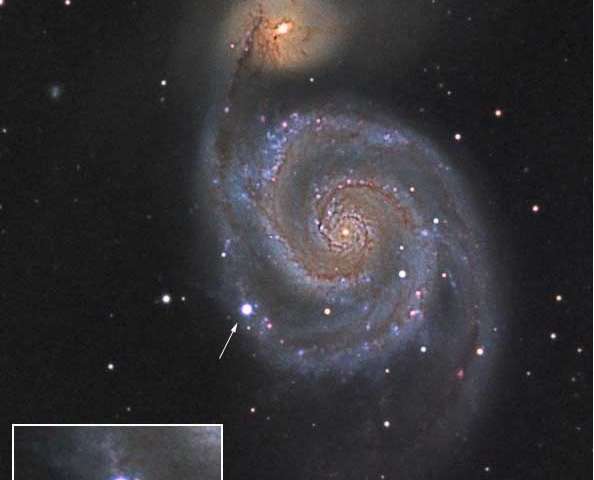 Ученые сумели отобразить расширяющуюся оболочку сверхновой