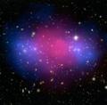 Облака темной материи обнаружены в результате гигантского столкновения галактик