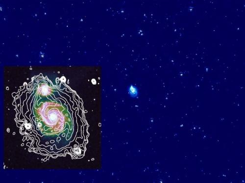 LOFAR исследует галактику Мессье 51