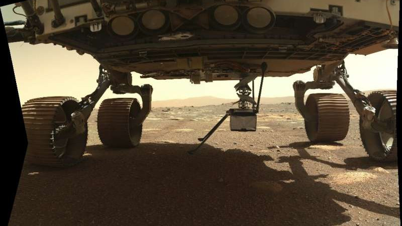 Вертолет НАСА Ingenuity уже на поверхности Марса