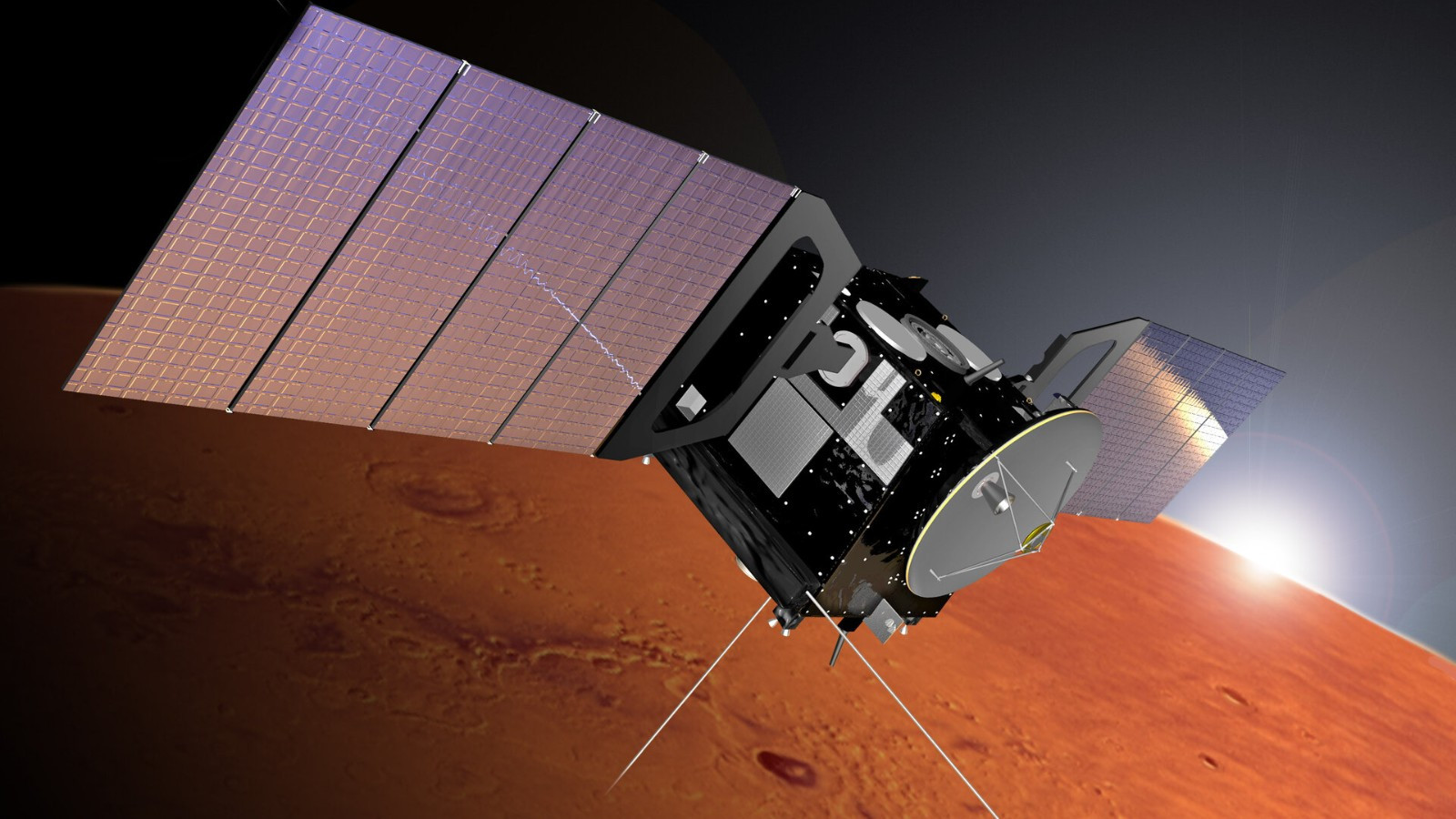 На поверхности Марса обнаружен ледник