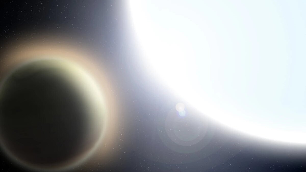 В атмосфере экзопланеты содержатся испаренные металлы