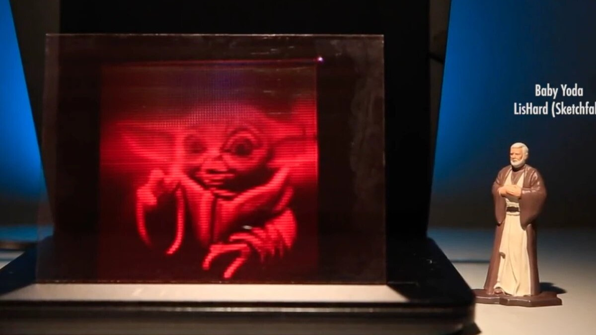 Настольный голографический принтер создает 3D-анимации на дому