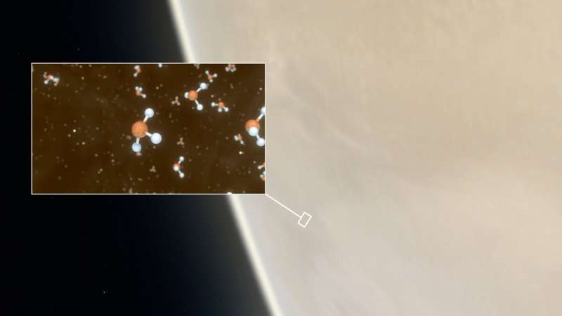 Ученые обнаружили молекулы фосфина в высоких облачных слоях Венеры