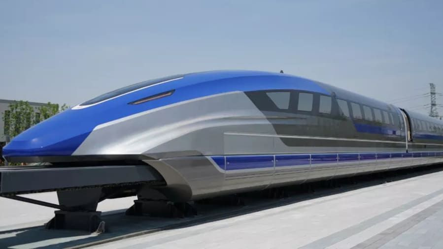 Новый китайский сверхскоростной пассажирский экспресс будет развивать скорость 600 км в час