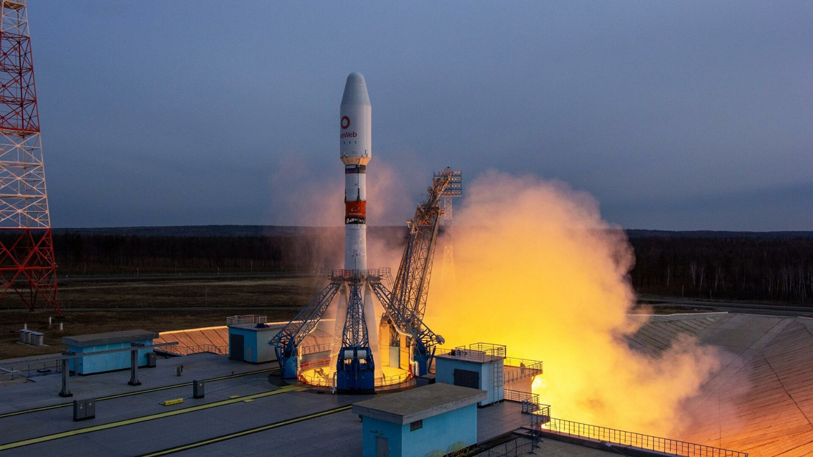 Ракета Союз-2.1б запустила 34 новых спутника OneWeb