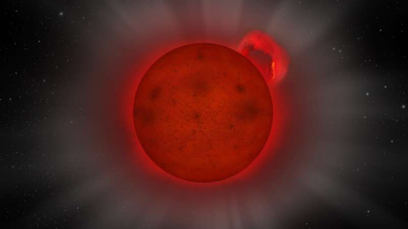 XMM-Newton показывает гигантскую вспышку от крошечной звезды