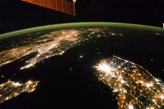 Потрясающее фото Северной Кореи с МКС