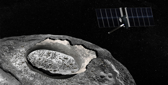 Концепция миссии к необычному металлическому астероиду будет представлена в 2015 году