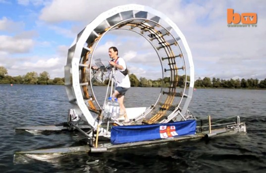 Построено гигантское колесо  для пересечения Ирландского моря