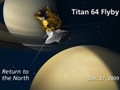 Кассини будет изучать северный полюс Титана