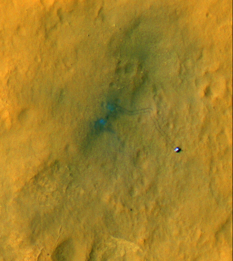 Марсоход «Curiosity»: исключительные снимки из космоса