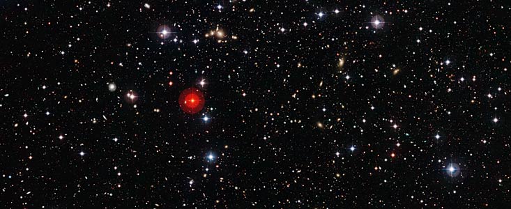 Галактический суперкластер от Европейской Южной Обсерватории