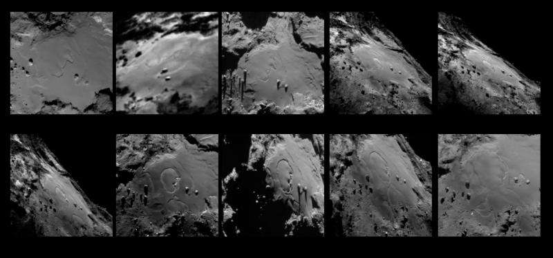 Поверхность кометы 67P изменяется на глазах Rosetta