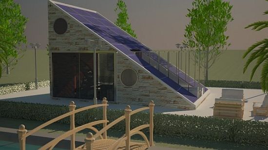 Solar Energy House - первый в мире полностью экологичный дом