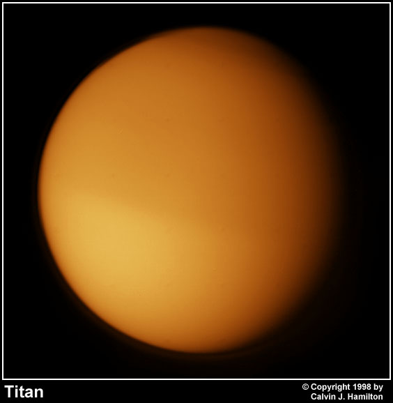 Ученым удалось определить основные составляющие атмосферы Титана