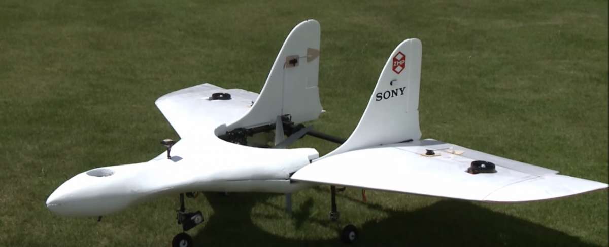 Новый дрон от Sony: вертолет в теле самолета