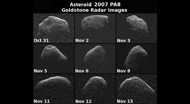 В ноябре мимо Земли пролетел астероид 2007 PA8