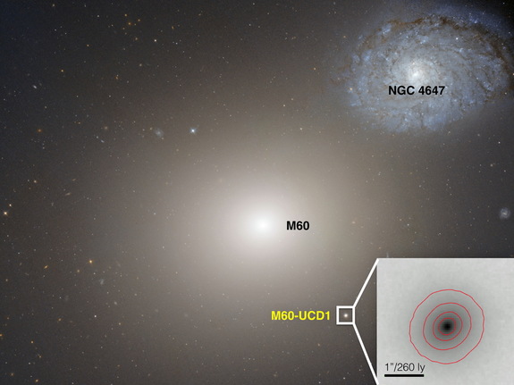 Астрономы не верят, что карликовая галактика вмещает огромную черную дыру