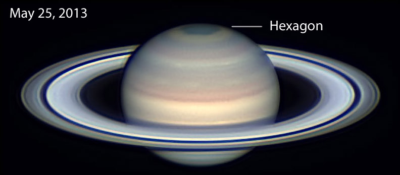 КА "Кассини" сфотографировал феномен на Сатурне
