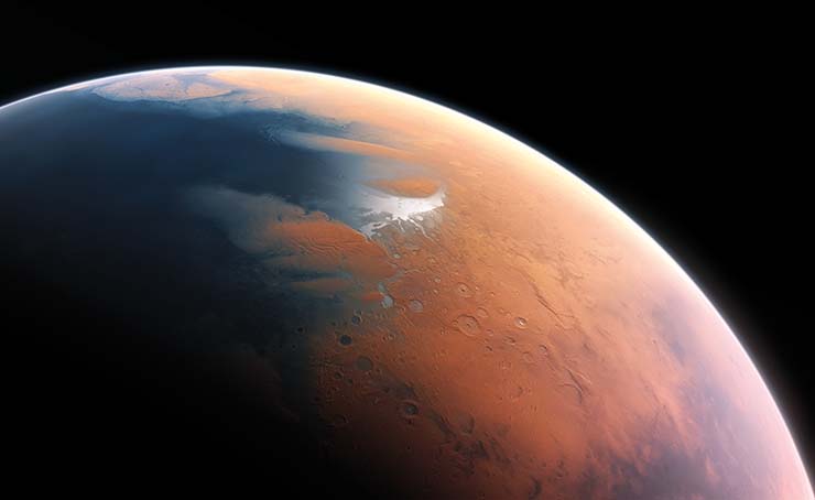Древний океан на Марсе сравним с земной Атлантикой