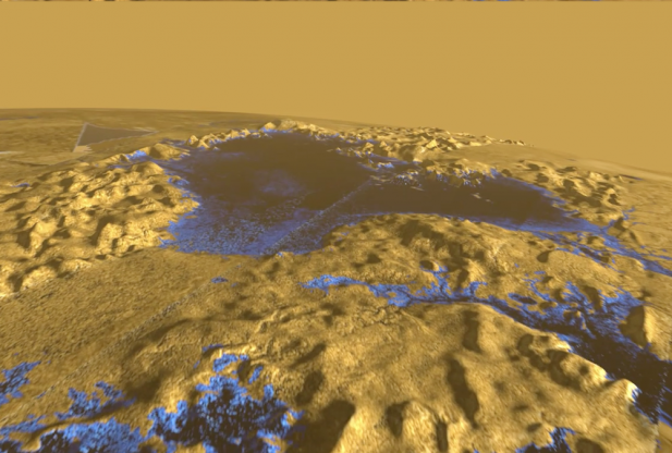 Данные Кассини показывают спокойное море на Титане