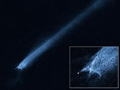 Столкновение двух астероидов - новый снимок, полученный с помощью телескопа Хаббл
