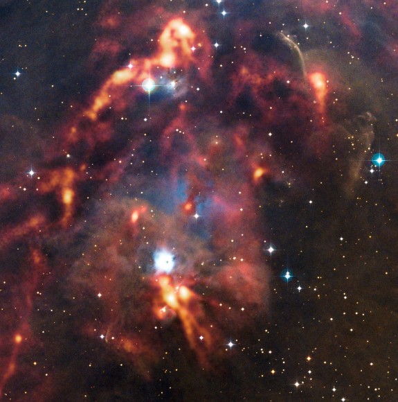 Туманность в созвездии Ориона - дыра в небе