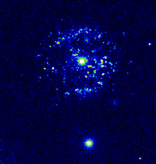 Космические останки типичной новой звезды
